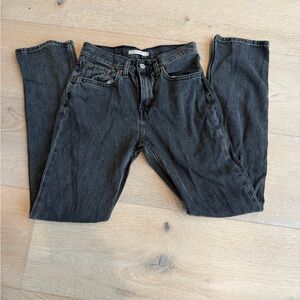 Levi's Women's Black Straight Leg Jeans